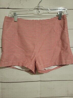 Freeway Women's Sailor Striped Red White Shorts Regular Size Smal Stylish Summer